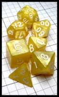 Dice : Dice - Dice Sets - Wiz Dice Yellow Swirl - eBay Dec 2016